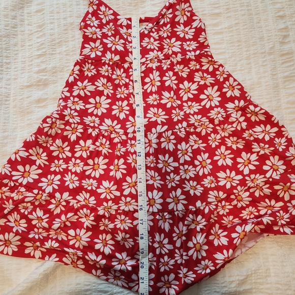 NWT Hollister red and white daisy dress XXS short - Picture 2 of 7